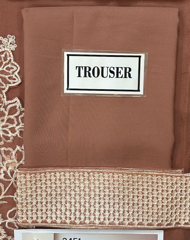 Azure Chiffon Suit-Aarasta