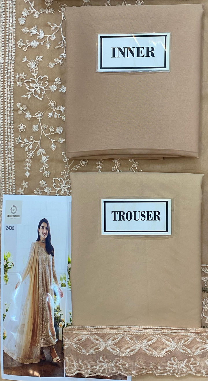 Azure Chiffon Suit-Aarasta