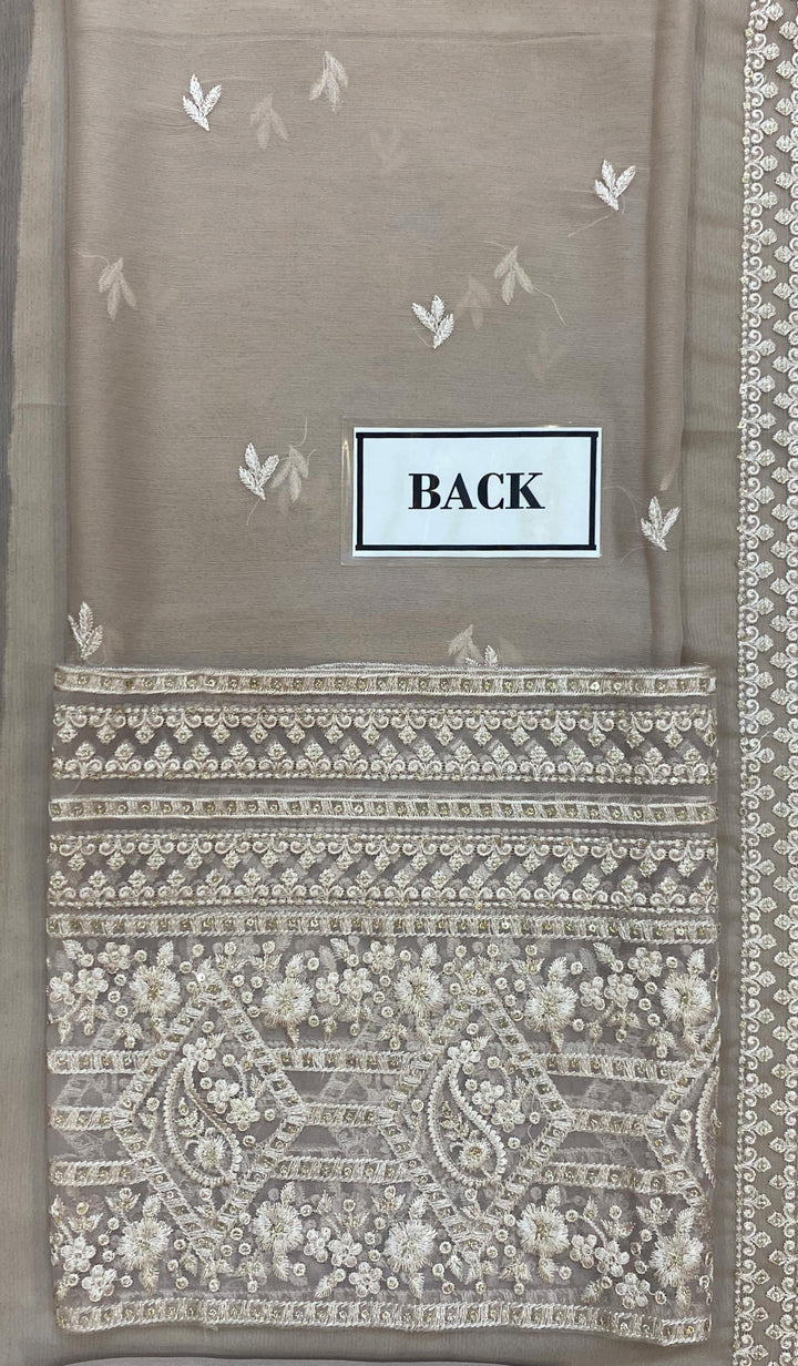 Azure Chiffon Suit-Aarasta