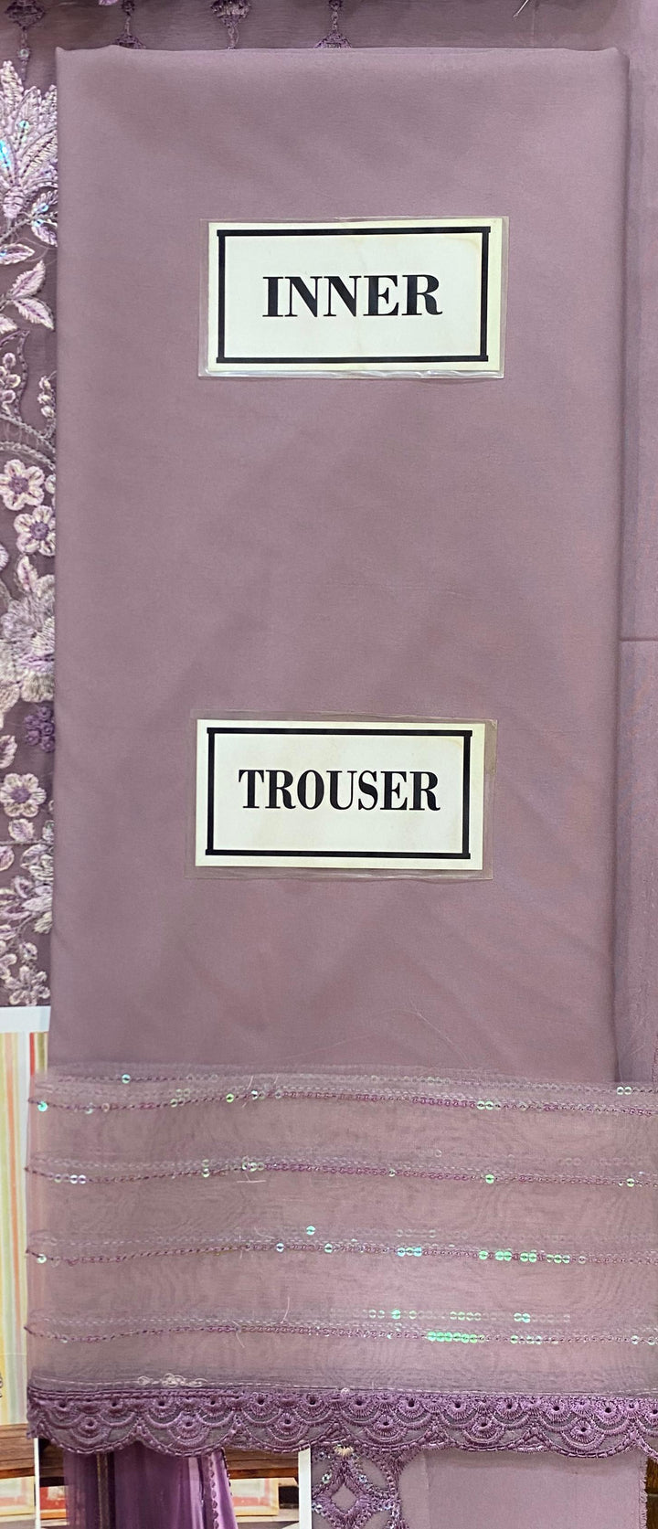 Azure Chiffon Suit-Aarasta