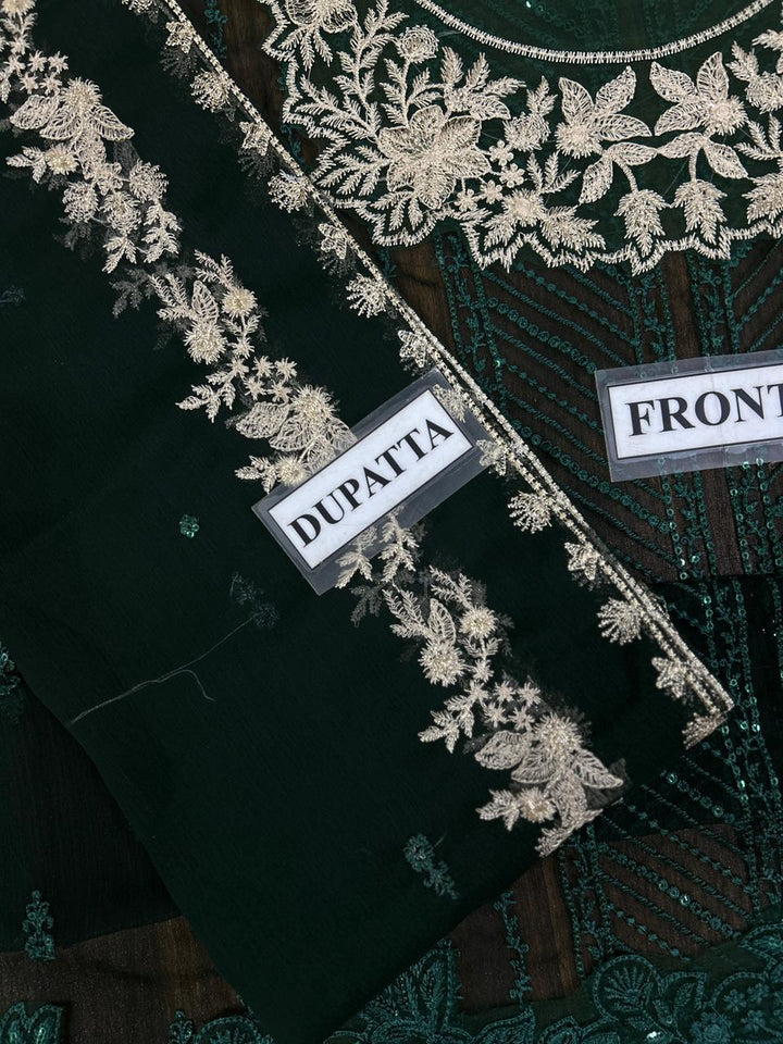 Azure Chiffon Suit-Aarasta