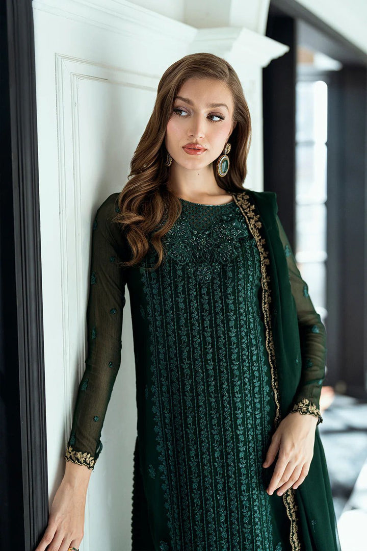 Azure Chiffon Suit-Aarasta