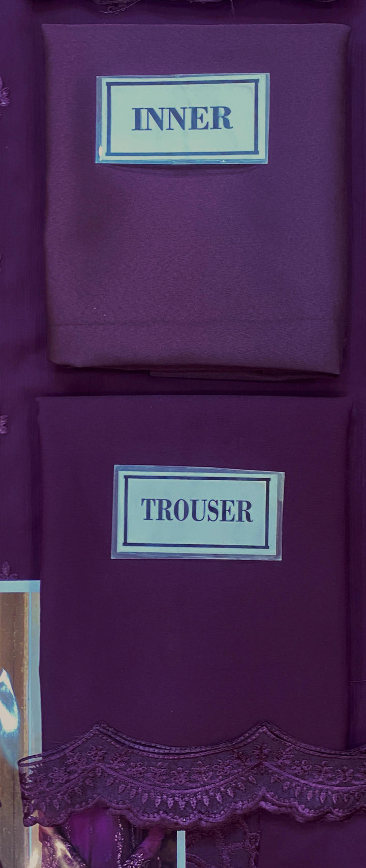 Azure Chiffon Suit-Aarasta