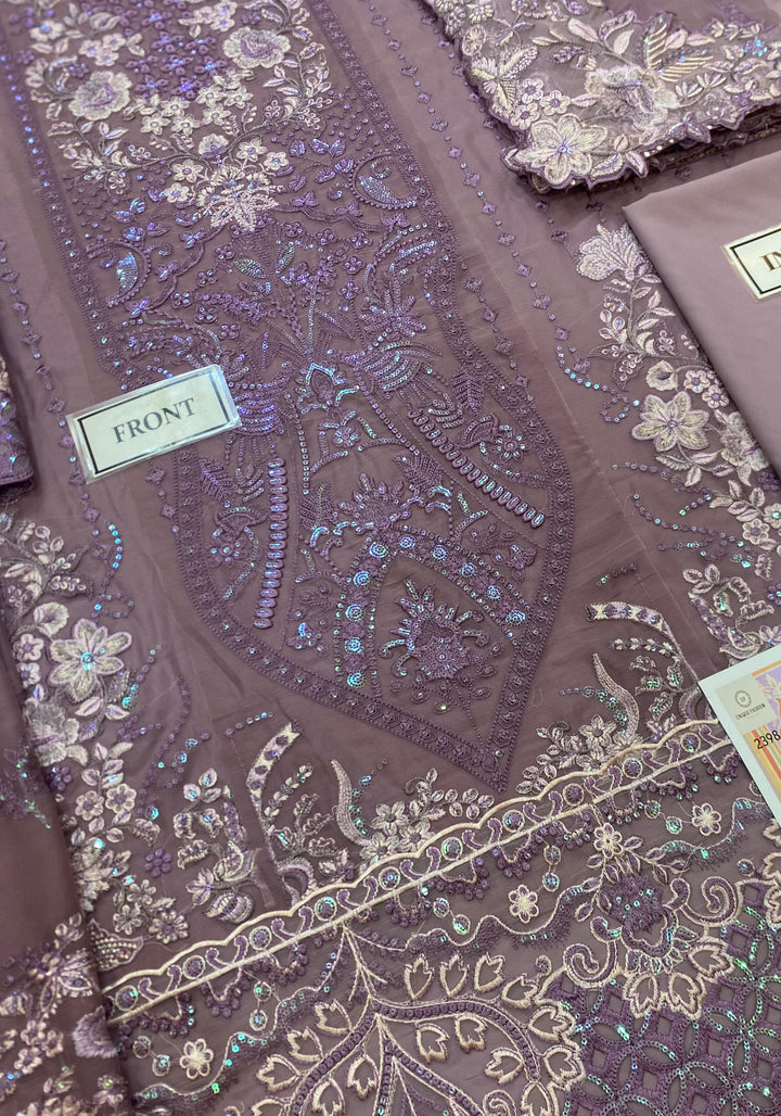 Azure Chiffon Suit-Aarasta