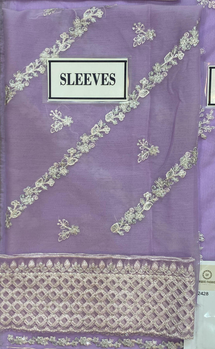 Azure Chiffon Suit-Aarasta