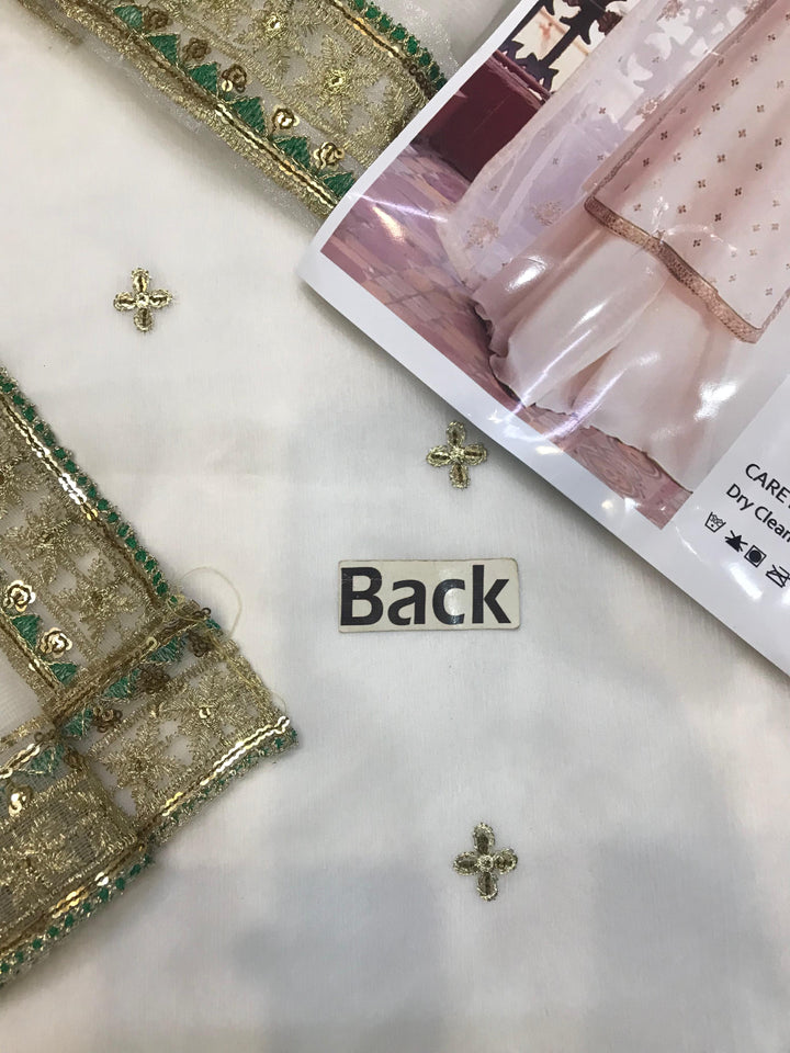 Azure Chiffon Suit-Aarasta