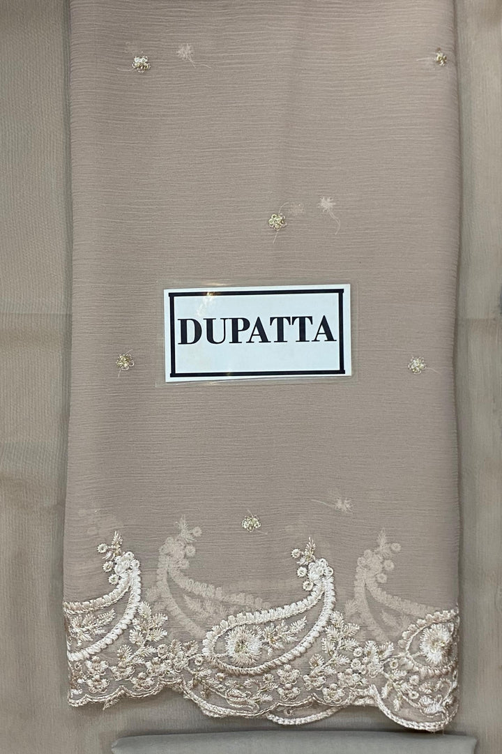 Azure Chiffon Suit-Aarasta