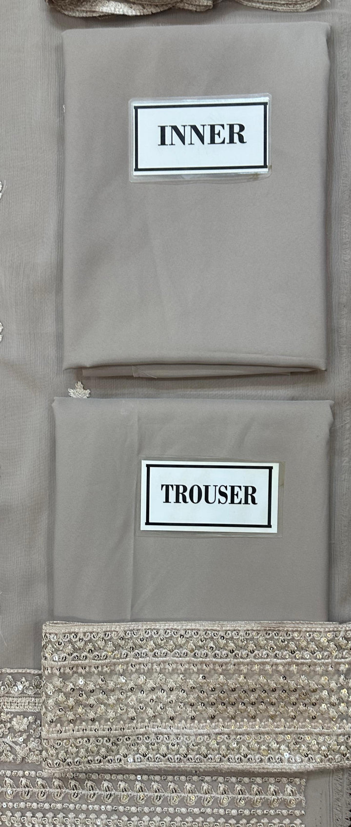 Azure Chiffon Suit-Aarasta