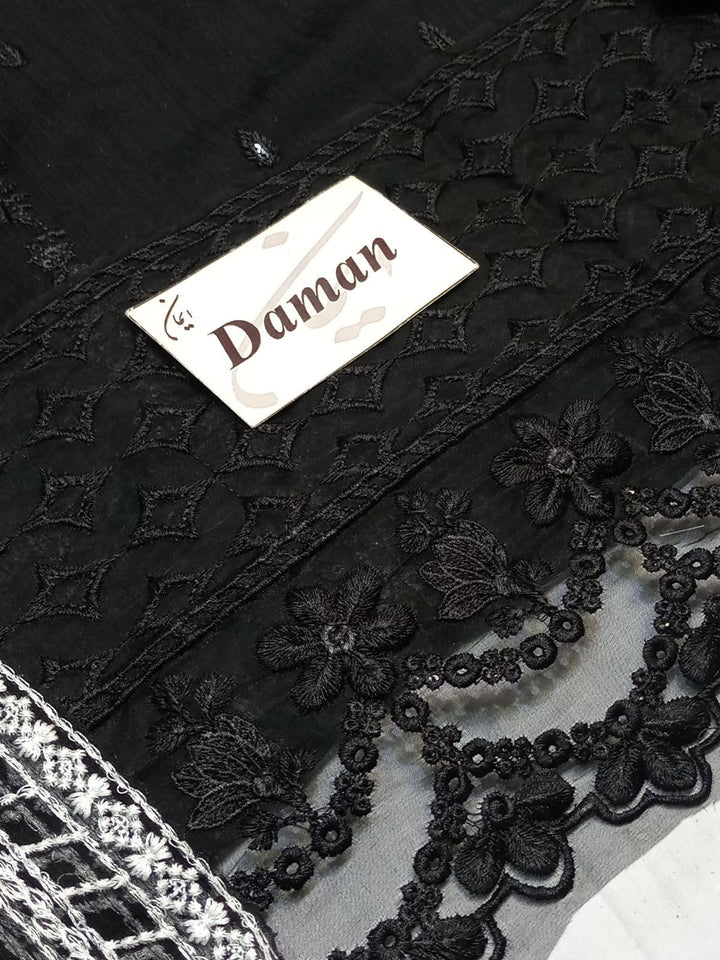 Azure Chiffon Suit-Aarasta