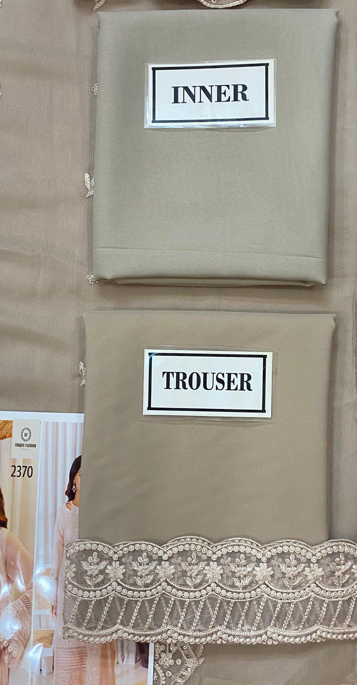 Azure Chiffon Suit-Aarasta