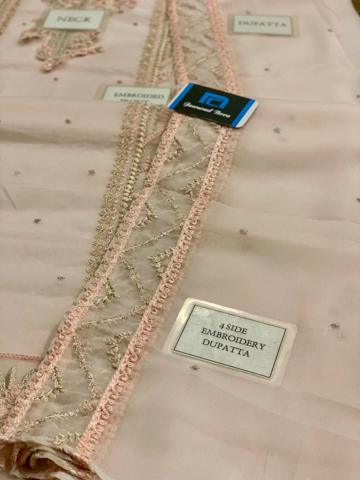 Azure Chiffon Suit-Aarasta