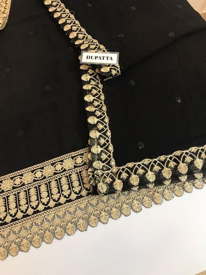 Azure Chiffon Suit-Aarasta