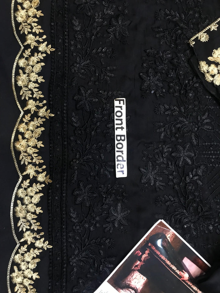 Azure Chiffon Suit-Aarasta