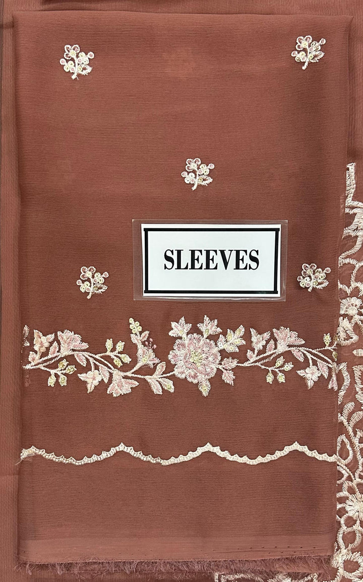 Azure Chiffon Suit-Aarasta