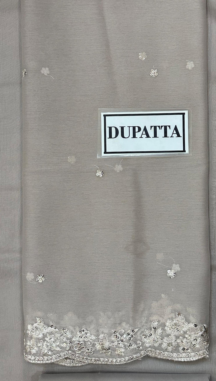 Azure Chiffon Suit-Aarasta