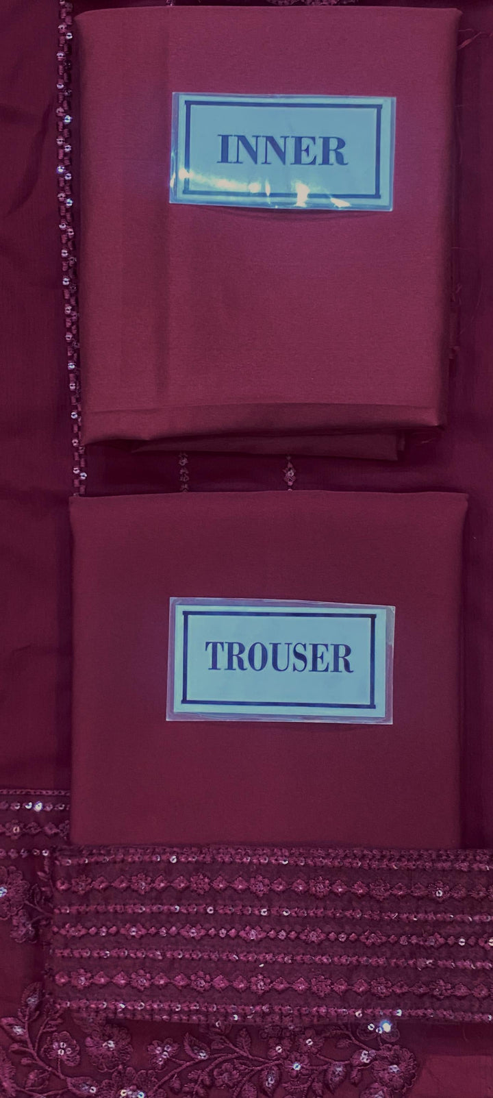 Azure Chiffon Suit-Aarasta