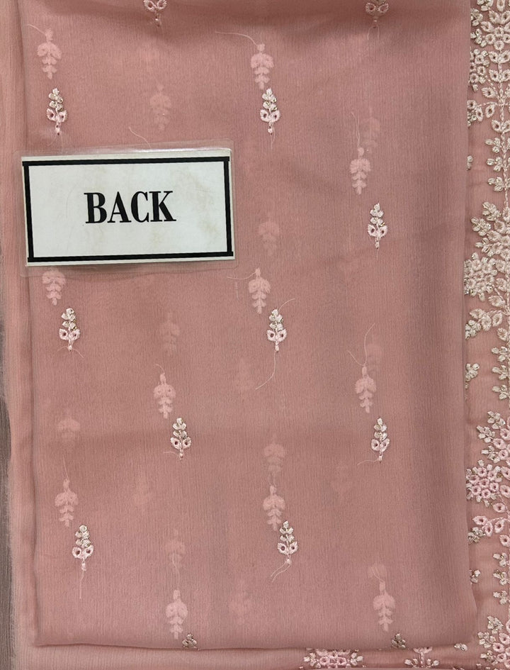 Azure Chiffon Suit-Aarasta