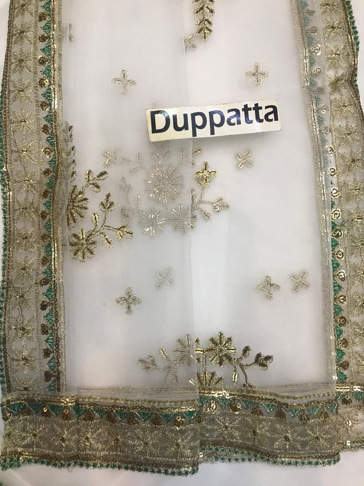 Azure Chiffon Suit-Aarasta