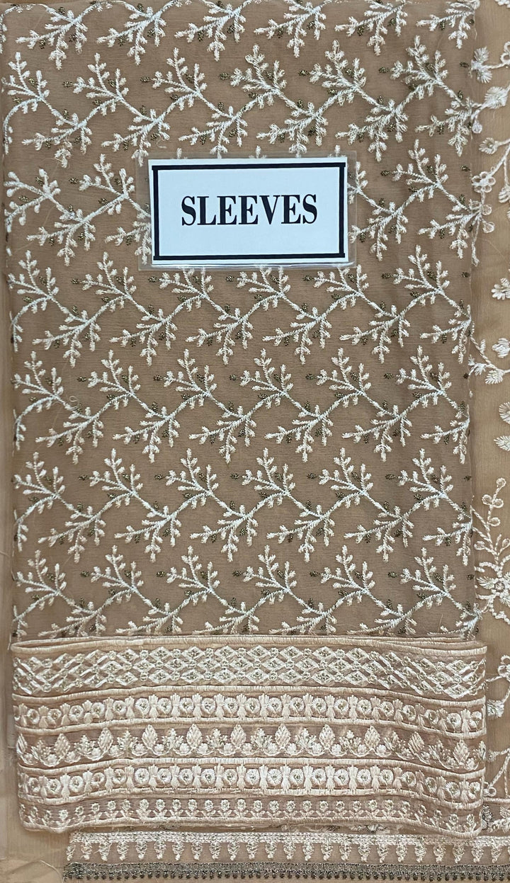 Azure Chiffon Suit-Aarasta