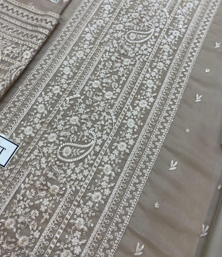 Azure Chiffon Suit-Aarasta