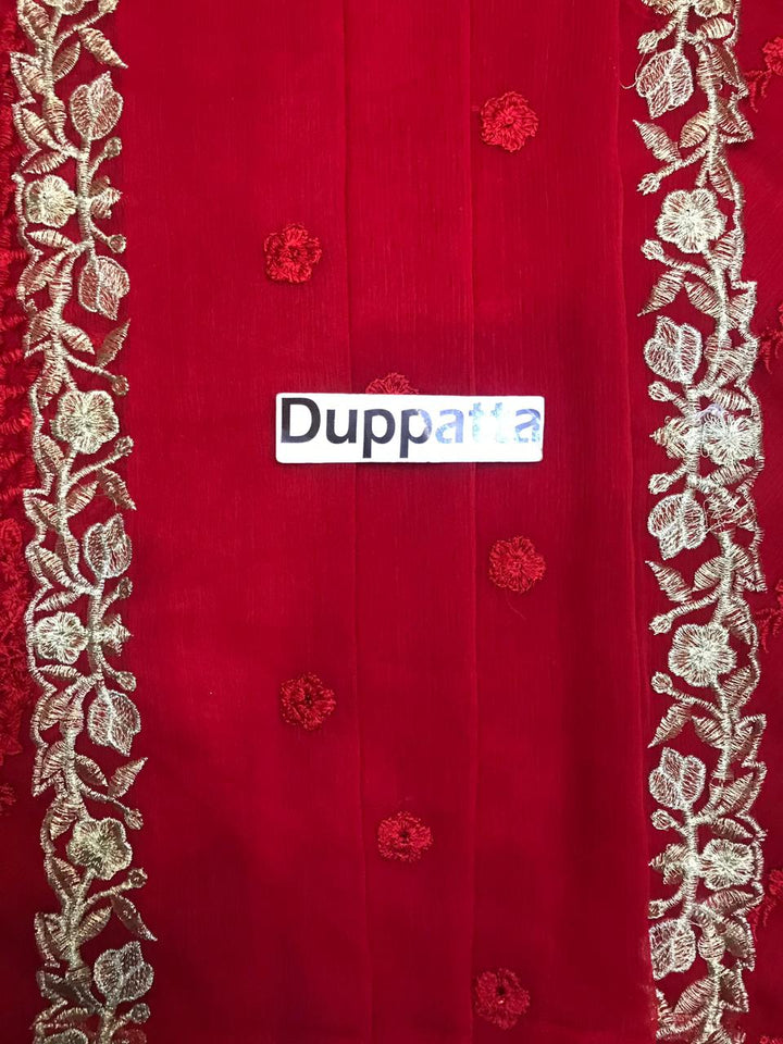 Azure Chiffon Suit-Aarasta