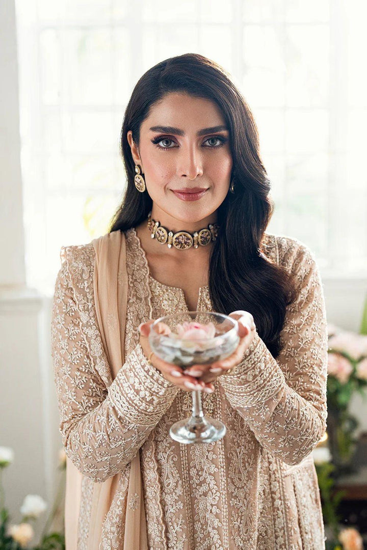 Azure Chiffon Suit-Aarasta