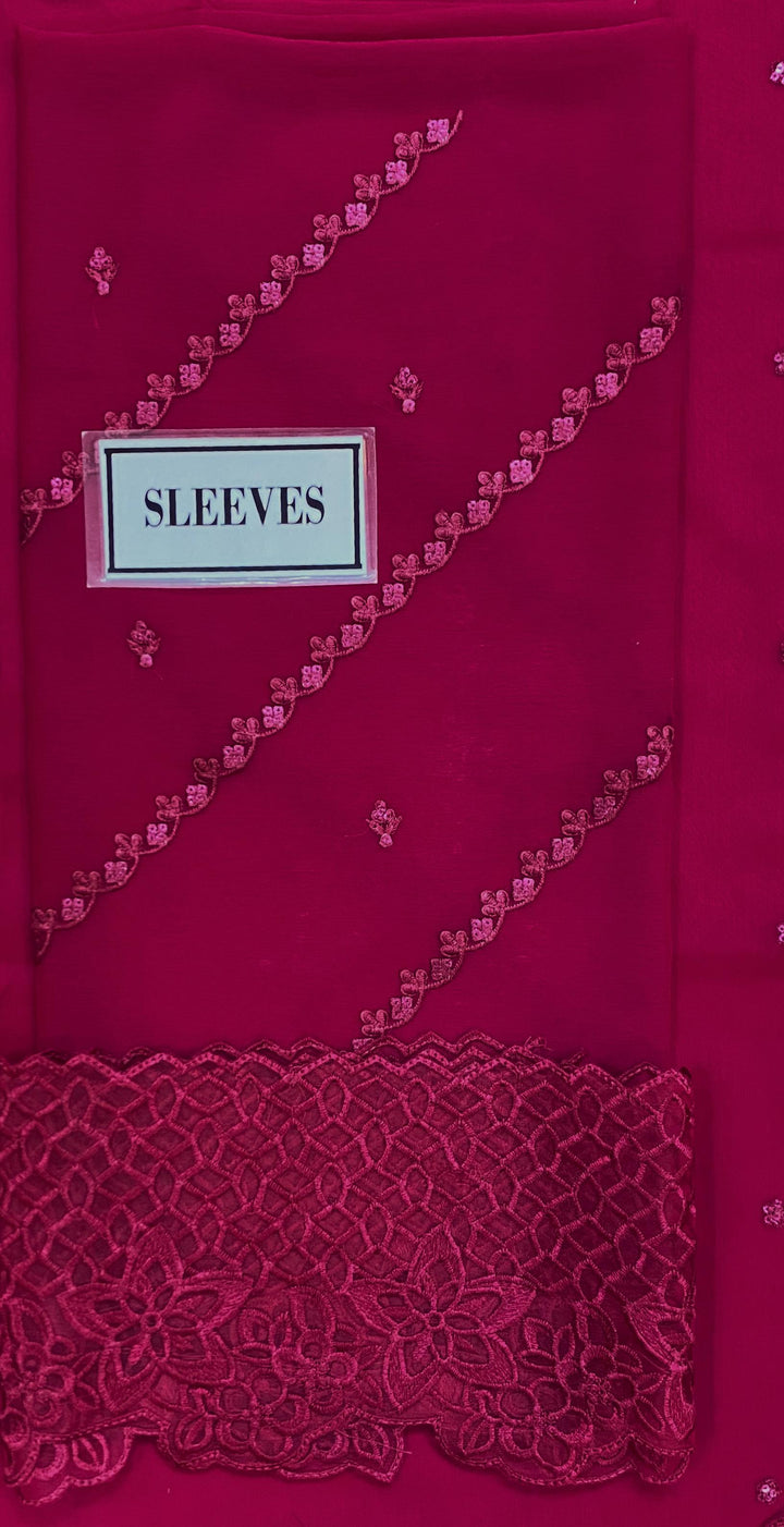 Azure Chiffon Suit-Aarasta