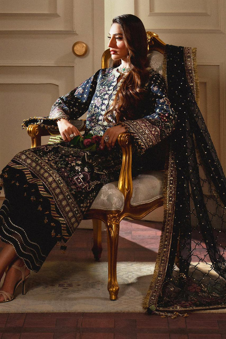 Baroque Chiffon Suit-Aarasta