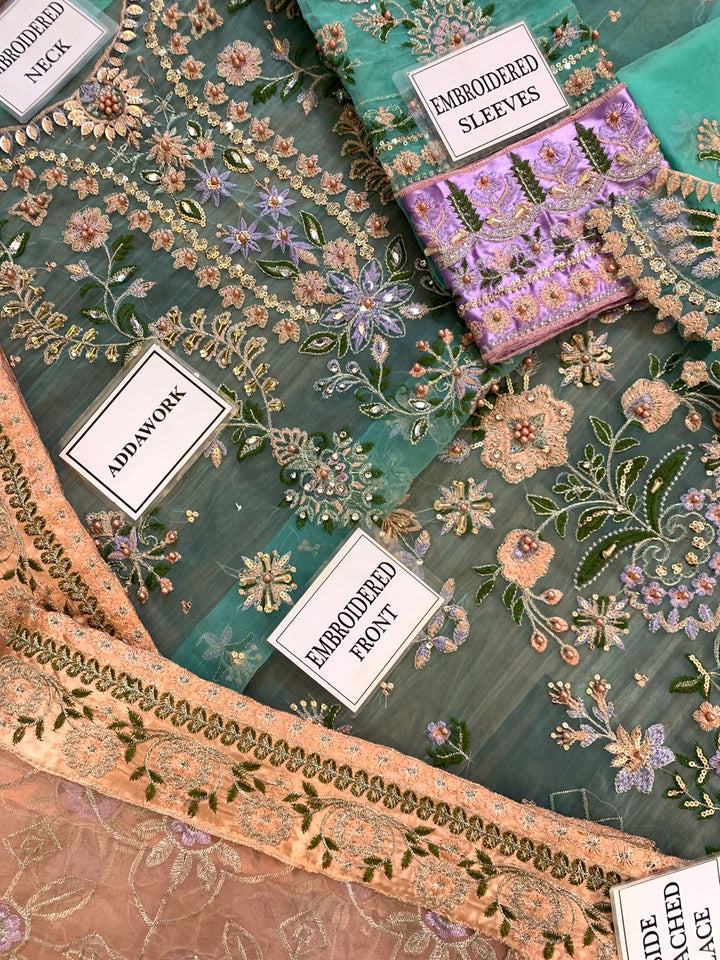 Baroque Organza Suit-Aarasta