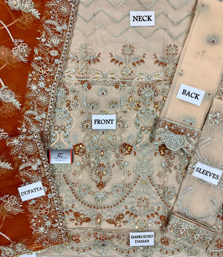 Baroque Organza Suit-Aarasta