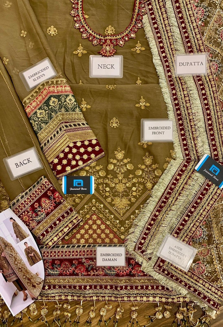 Baroque Chiffon Suit-Aarasta