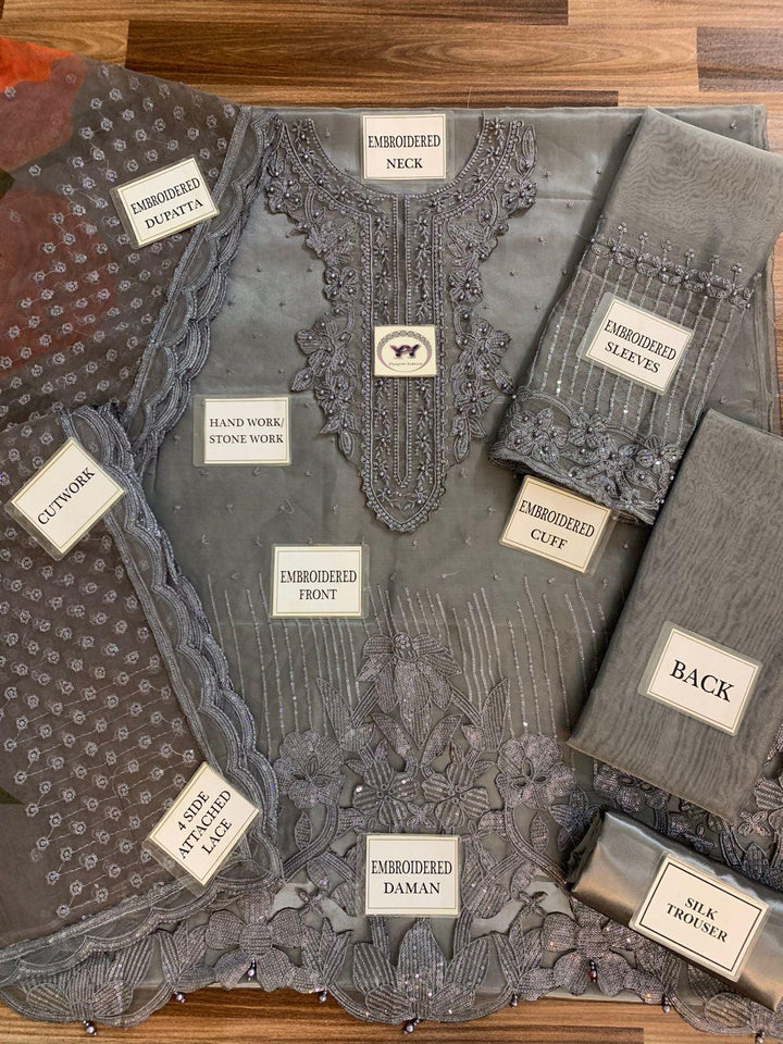 Baroque Organza Suit-Aarasta