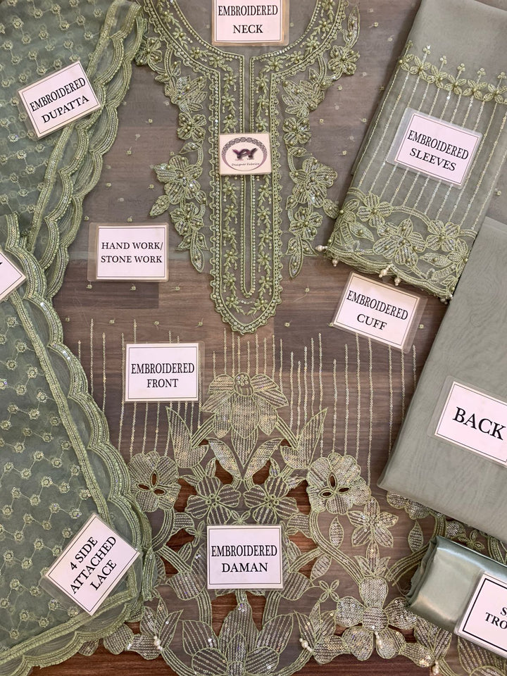 Baroque Organza Suit-Aarasta