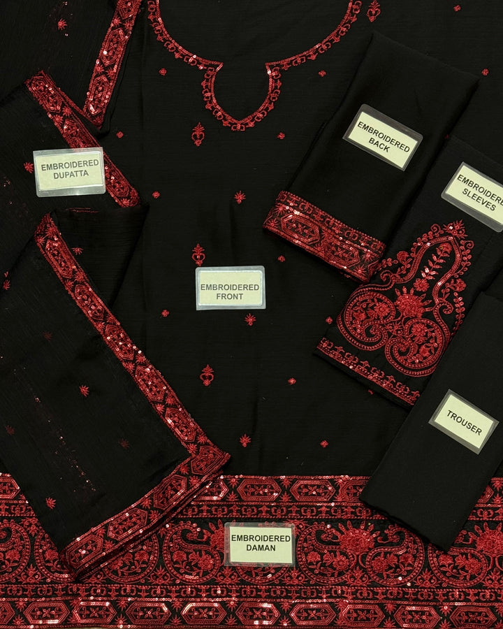 Baroque Chiffon Suit-Aarasta