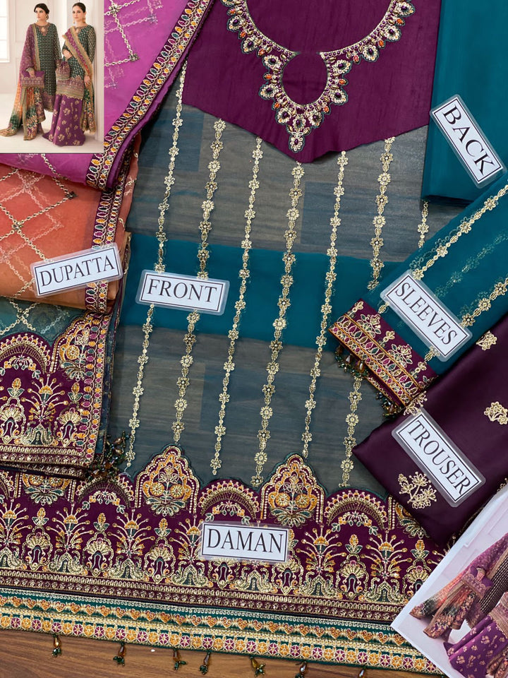 Baroque Organza Suit-Aarasta