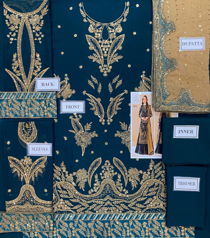 Jazmin Chiffon Suit-Aarasta