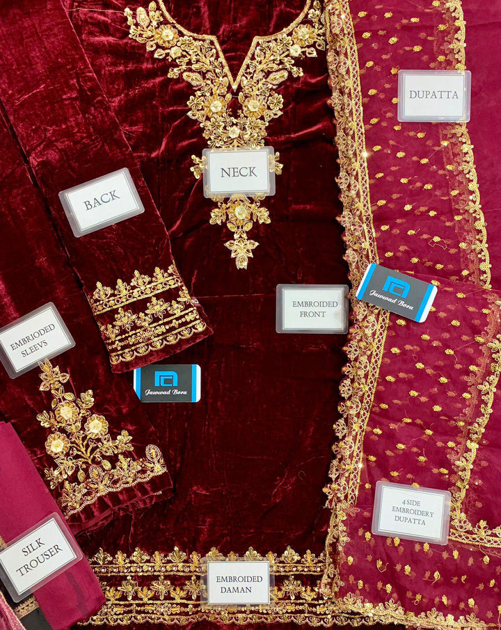 Baroque Velvet Suit-Aarasta