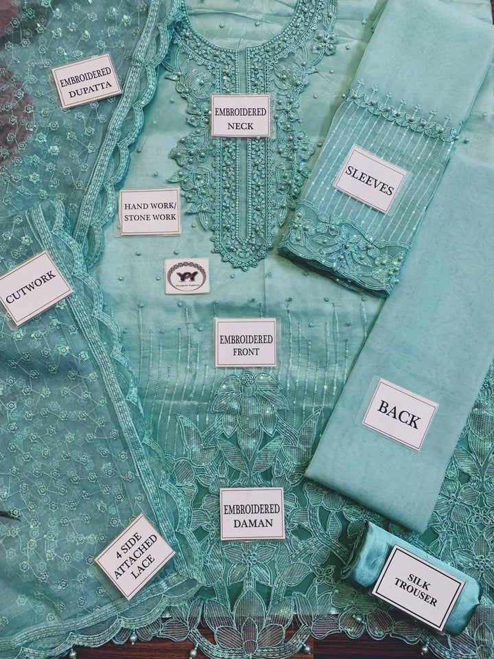 Baroque Organza Suit-Aarasta