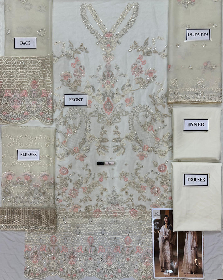 Baroque Chiffon Suit-Aarasta