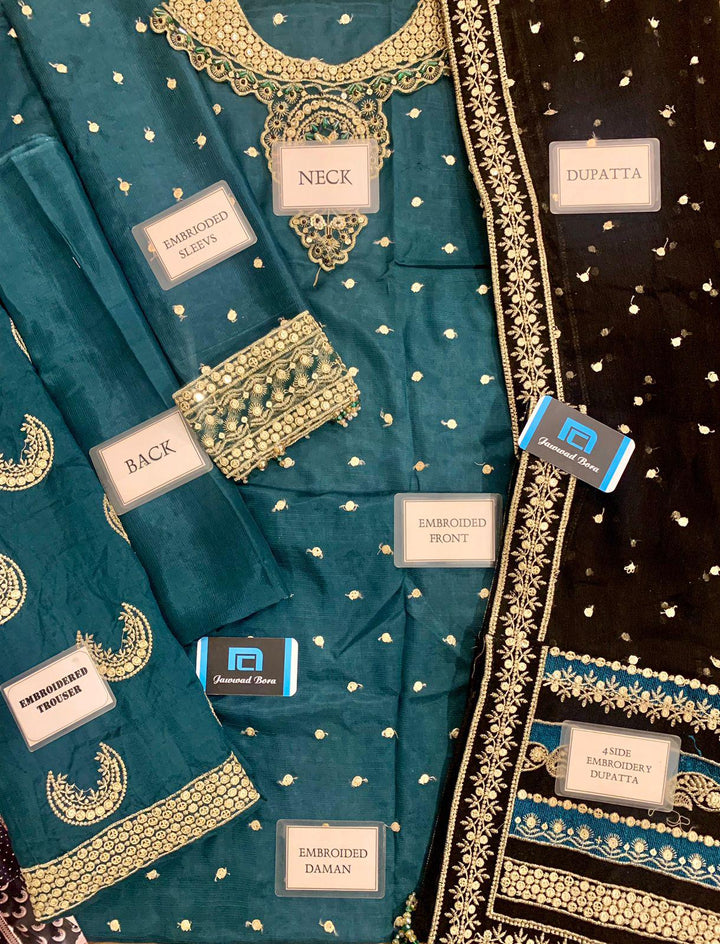 Baroque Chiffon Suit-Aarasta