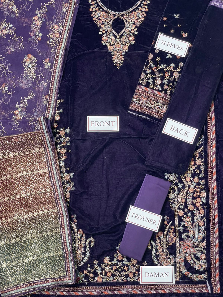 Jazmin Velvet Suit-Aarasta