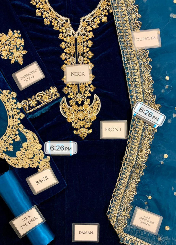 Baroque Velvet Suit-Aarasta