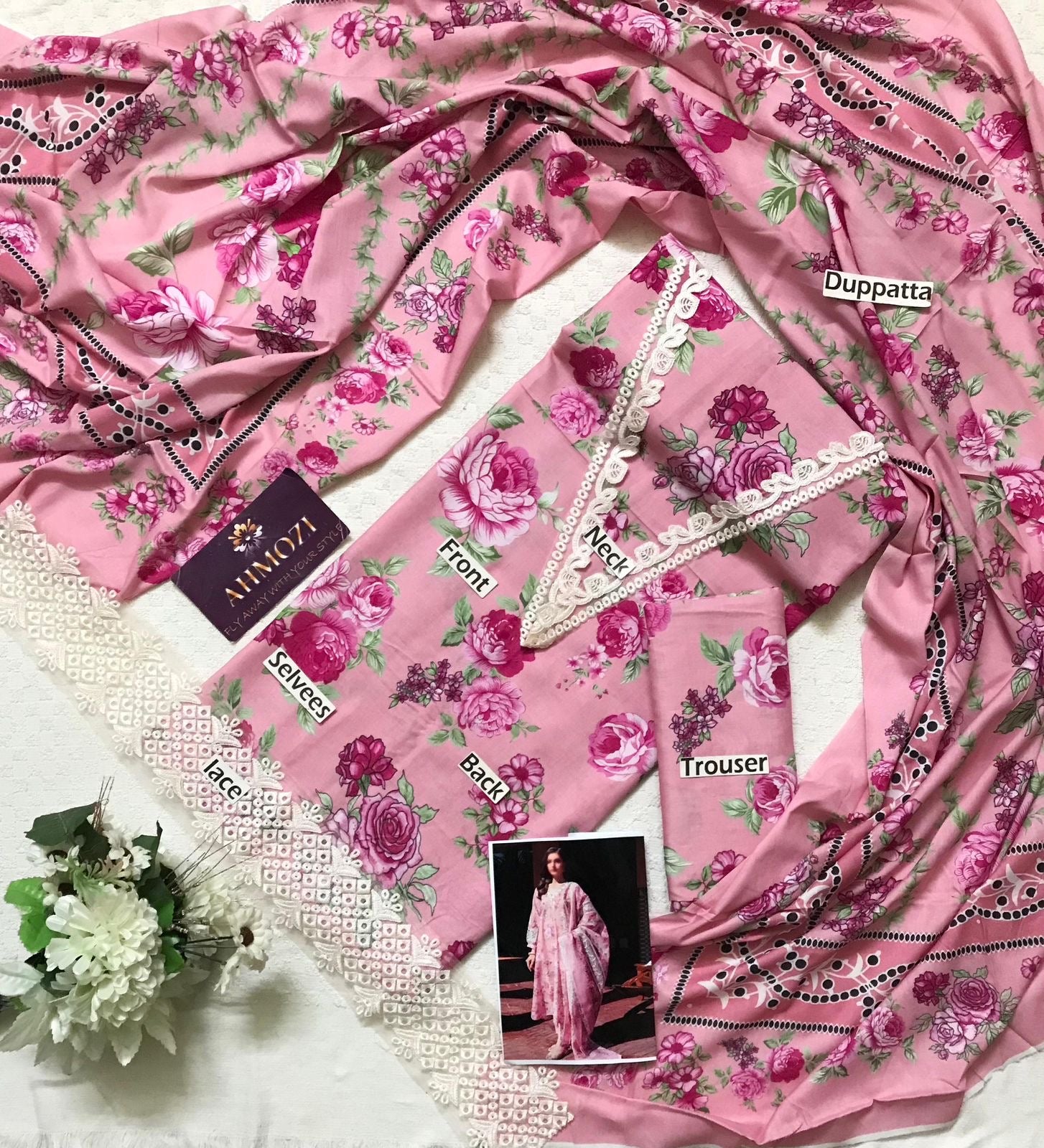 Baroque Lawn Suit-Aarasta
