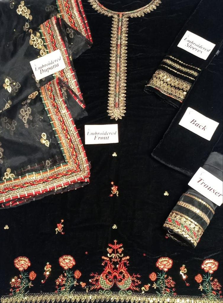 Baroque Velvet Suit-Aarasta