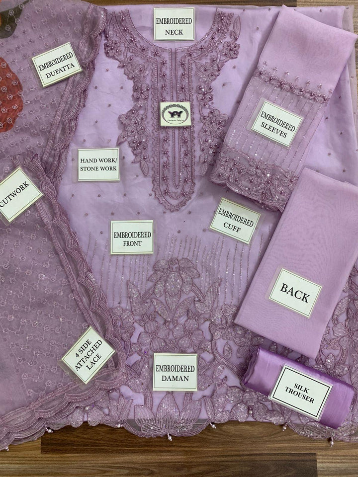 Baroque Organza Suit-Aarasta