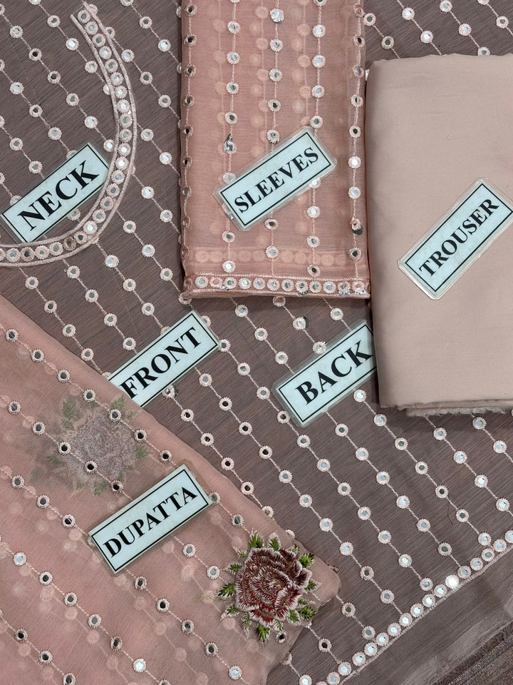 Jazmin Chiffon Suit-Aarasta