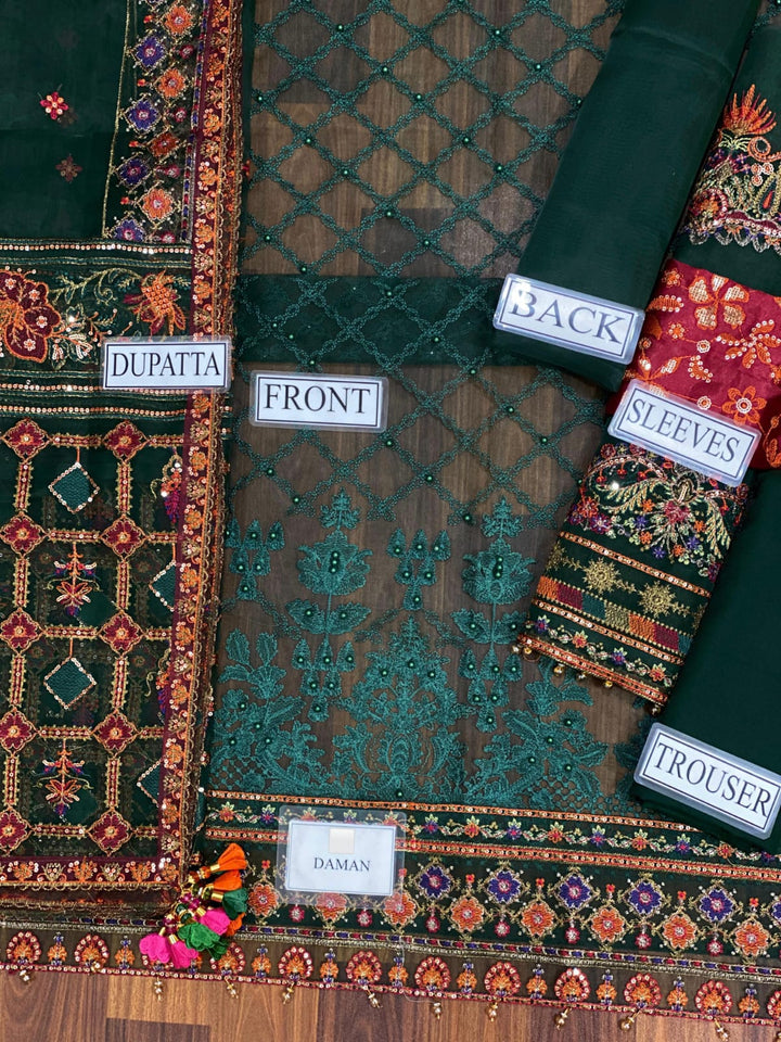 Baroque Organza Suit-Aarasta