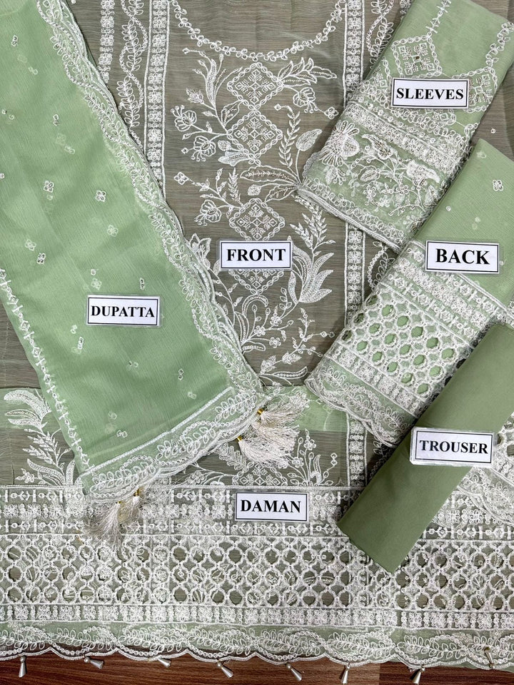 Baroque Chiffon Suit-Aarasta