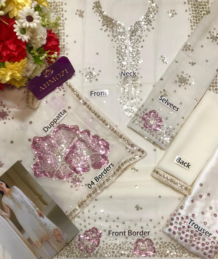 Jazmin Chiffon Suit-Aarasta