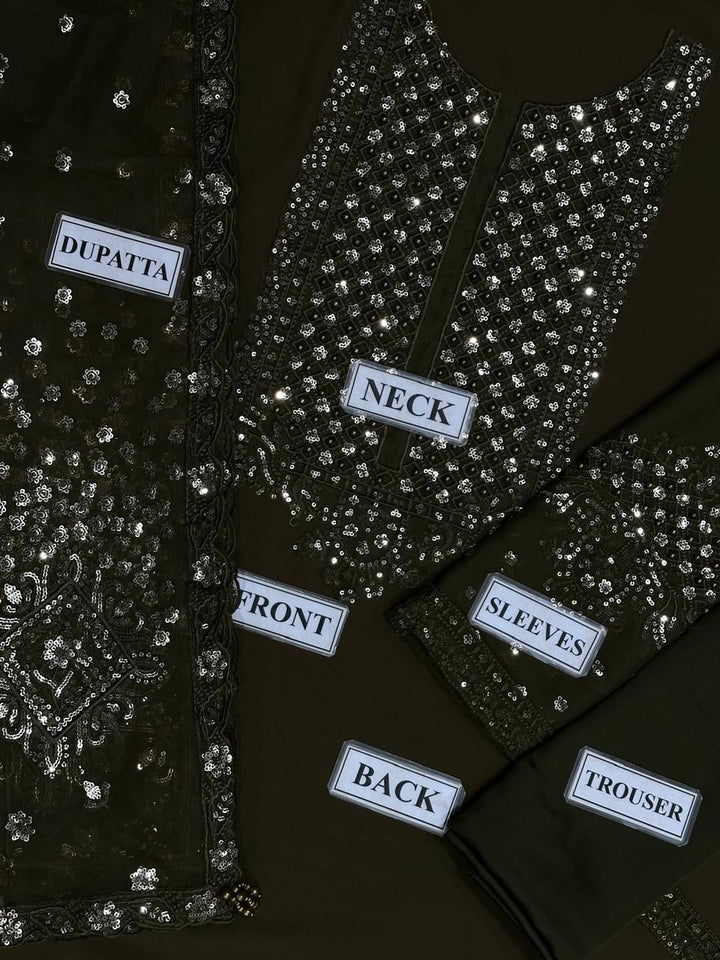 Baroque Chiffon Suit-Aarasta